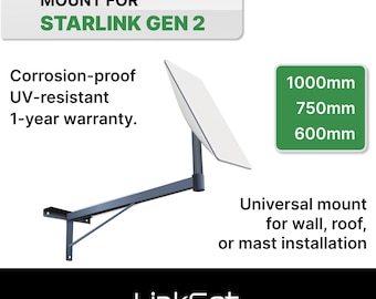 Versterkte wandmontage 600 mm voor Starlink Gen 2, starlink gen 2 houderdak, starlink gen 2 boot, starlink gen 2 imperiaalbevestiging