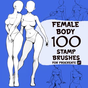 Female Body Stamp Brushes for Procreate (Brushset)