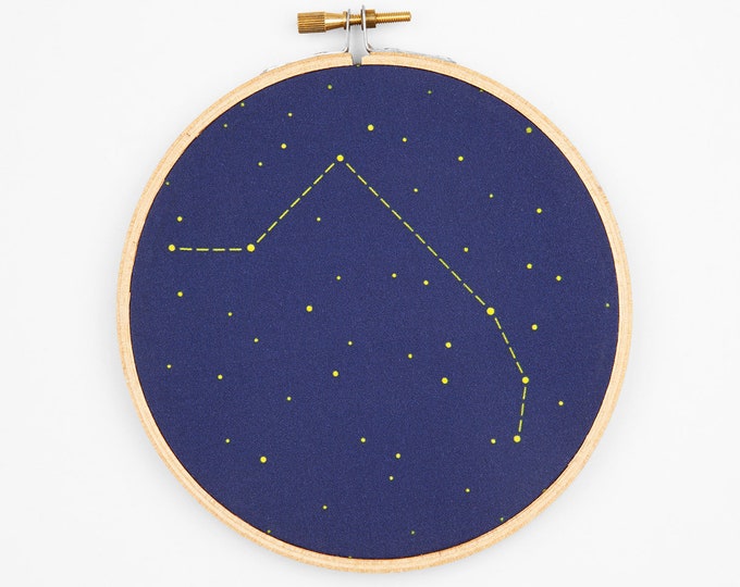 Aries Zodiac Embroidery Kit DIY Constellation Embroidery Kit