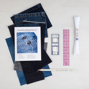 Sashiko Mending Kit a DIY guide to decorative, functional patching by hand image 8