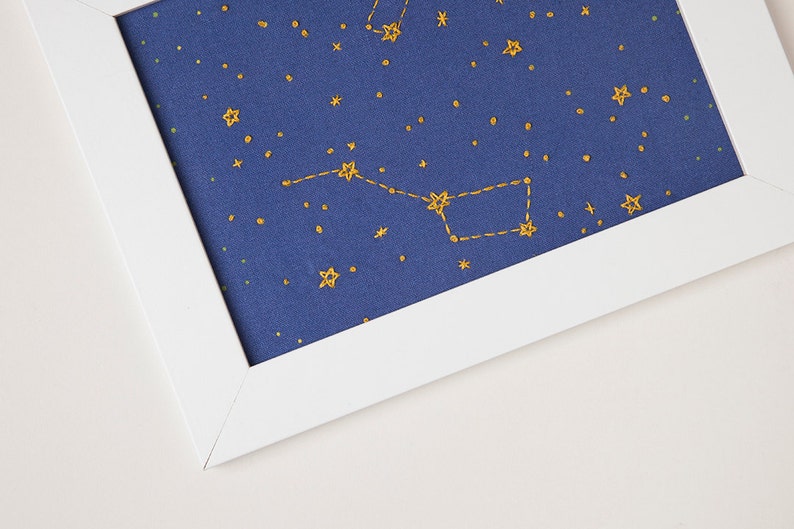 Little & Big Dipper Constellation Embroidery Kit image 4
