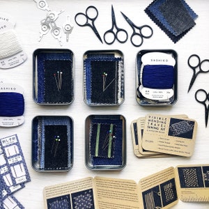 Visible Mending Sewing Kit Travel tin for easy storage & mending on the go image 6
