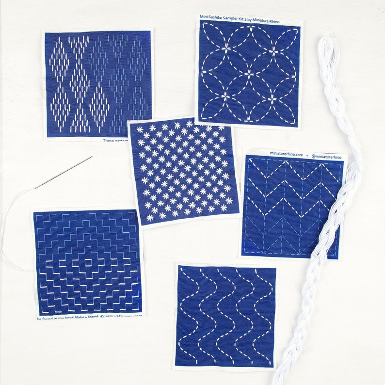 Sashiko Mini Sampler Kit 2 image 1