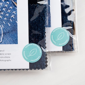 Sashiko Mending Kit a DIY guide to decorative, functional patching by hand image 5