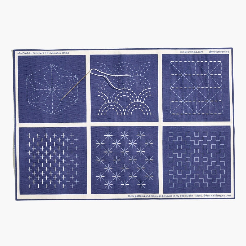 Sashiko Mini Sampler Kit image 3