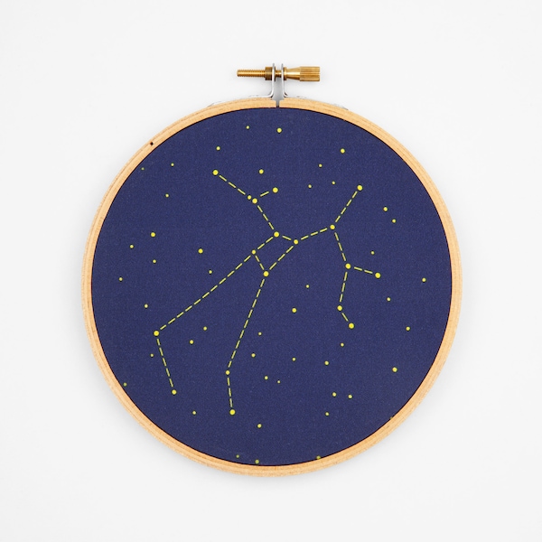 Sagittarius Zodiac Embroidery Kit - diy constellation embroidery kit