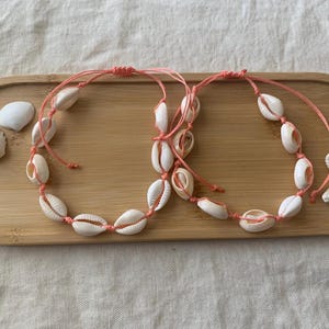 cowrie shell adjustable anklet!