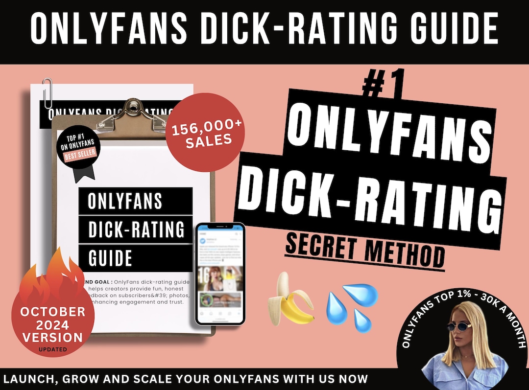 Onlyfans Dickrating Guide With Example Script Adult Content Creator Script | Onlyfans Creators