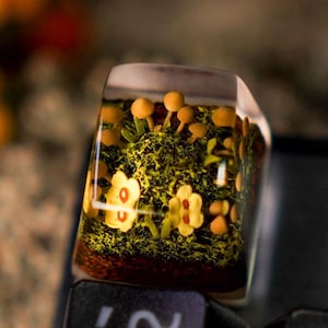 Cherry mx Artisan keycaps for mechanical keyboard custom esc keycaps for escape mushroom keycaps for gamers gift Cute resin key cap OEM caps