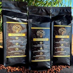 3 Bags of Award-Winning Single-Origin 100% Arabica Colombian Coffee Beans – Dark Roast, 16 oz Each