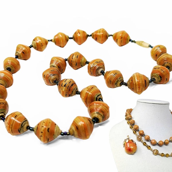 Paper Mache Beads Etsy