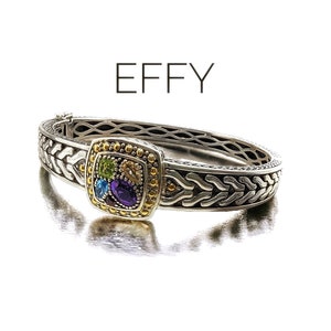 Substantial Balissima by EFFY Sterling Silver 925 18k Gold Multi