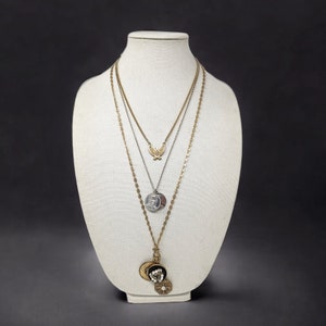Collier Artisanal Moderniste Brutaliste Années 70 - Cuivre Et Laiton - Longueur Réglable 36-40 Cm - Occasion