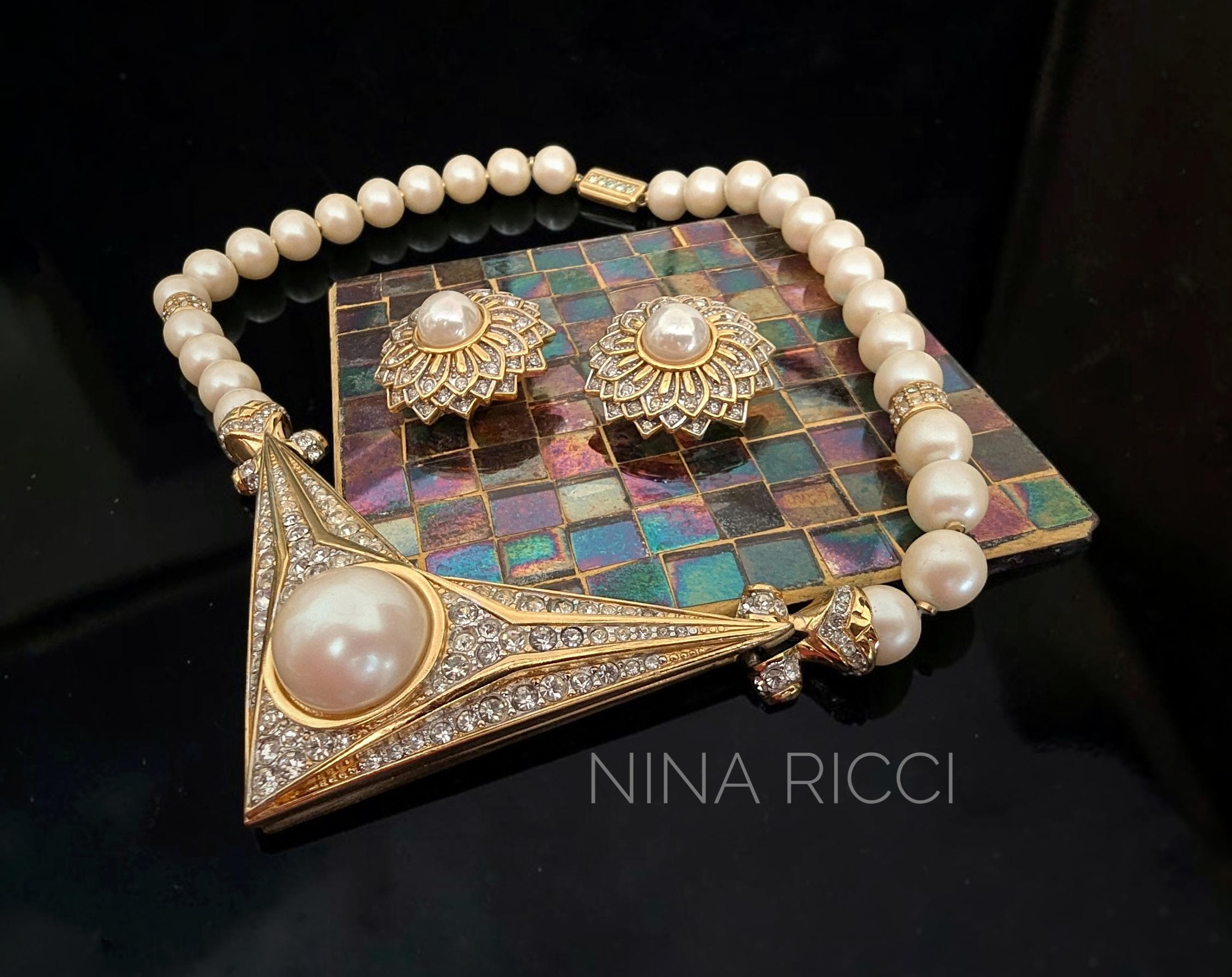 NINA RICCI ドーラン イヤリング ネックレス まとめ売り Nina ricci d'orlan - Etsy 日本