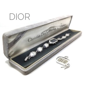 Rare vintage des années 1970 CHRISTIAN DIOR - Dior 23 by Bulova Campaign 925 montre femme en argent massif sterling