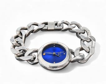 Vintage BWC Japan MOVT Bracelet Watch | Heavy Stainless Steel Flat