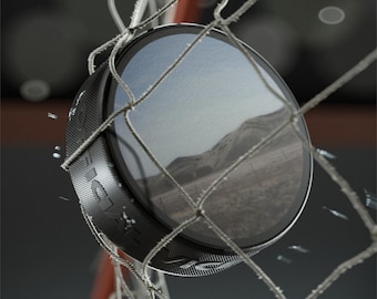Hockey Puck - Nature Lover Gift, Southern California Hills, Film Camera, Analog Photography, Outdoor Enthusiast