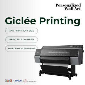 Giclée Printing Service, Custom Fine Art Print, Poster Print, Any Image, Modern Wall Art, Minimalist Wall Art, Gift for Her, Print on Demand