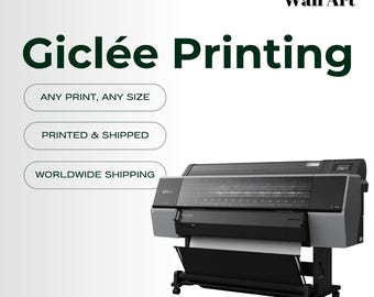 Servicio de impresión Giclée: Impresión artística personalizada bajo demanda.