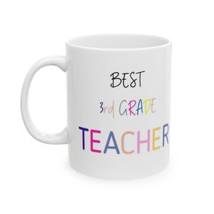 Personalized Teacher Mug Daycare Teacher Gift Ideas, Preschool Thank You Gift, Custom Teacher Gift for Teacher Back to School Thank You Mug