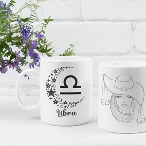 Personalized Astrology Ceramic Mug, Zodiac Coffee Cup, Horoscope Gift, Astrology Lover Mug, Custom Name Mug