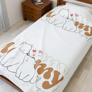 Mama Bär Plüschdecke: Kuschelige Kinderzimmer Dekoration