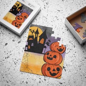 Halloween Kids&#39; Puzzle, 30-Piece, Fun Family Activity, Autumn Game, Trick or Treat Gift, Educational Toys for Children, Spooky Fun