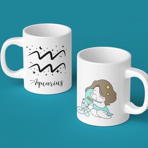 Sternzeichen Keramikbecher, Astrologie-Liebhaber-Geschenk, Horoskop-Tasse, Sternzeichen-Küchengeschirr, Kaffee-Teegeschenk