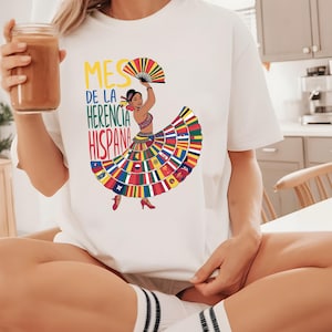 Mes De La Herencia Hispana SVG, Hispanic Heritage Month PNG, Festive ...