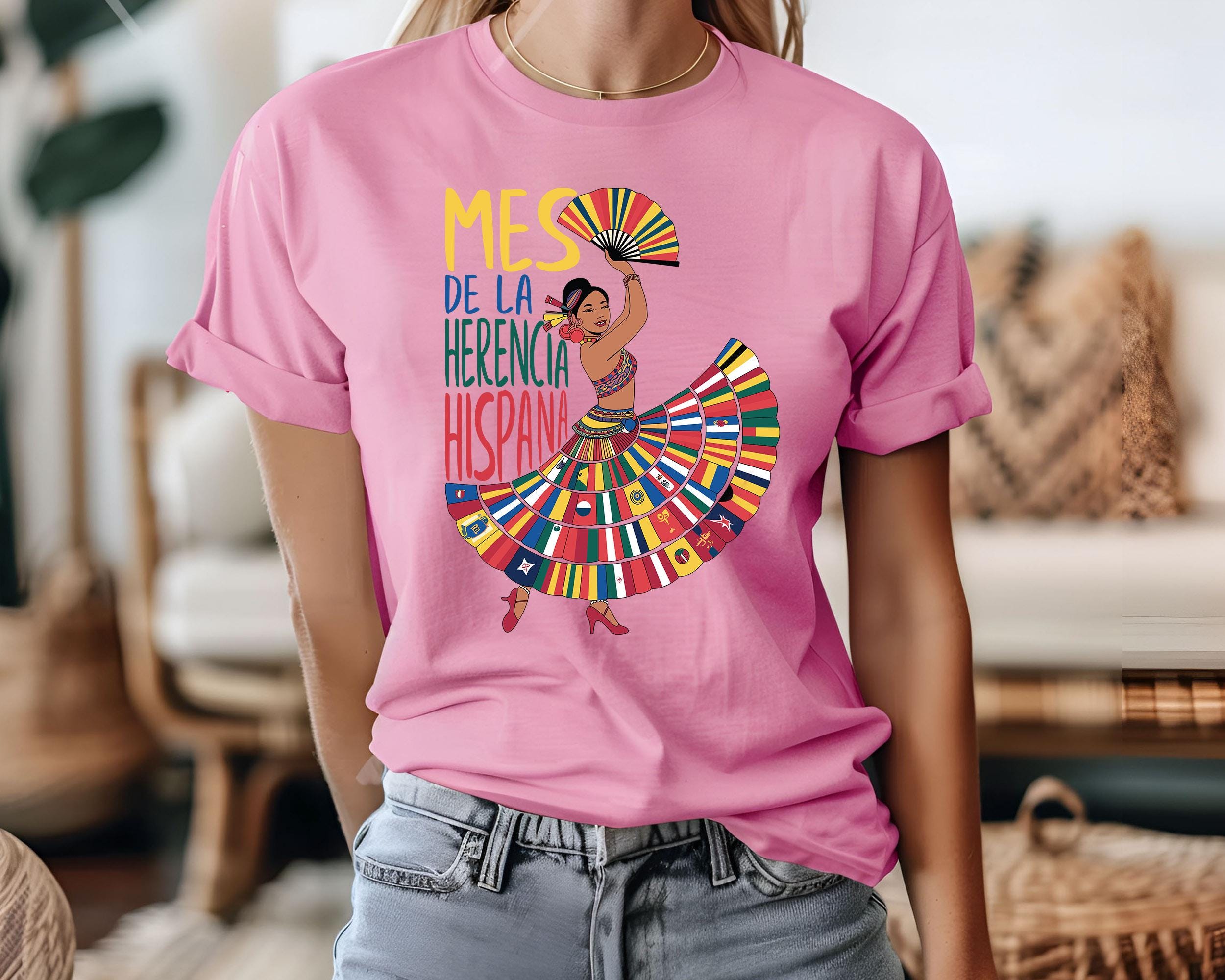 Mes De La Herencia Hispana SVG, Hispanic Heritage Month PNG, Festive ...