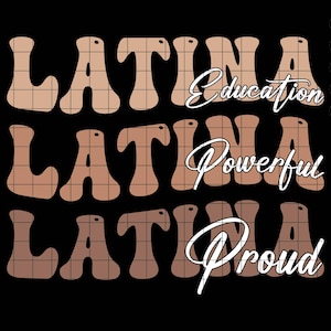Educated Latina Teacher SVG, Hispanic Heritage Month SVG, Latinx Pride Design Png, Teacher Appreciation Art, Cultural Celebration SVG