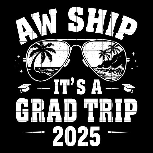 C'est un voyage de fin d'études 2025 SVG PNG, humour de remise des diplômes SVG, voyage senior devis conception Png, clipart drôle de remise des diplômes, téléchargement numérique