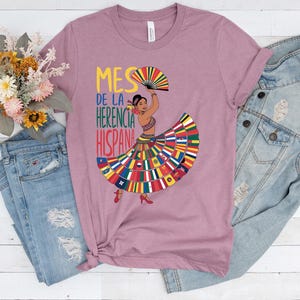 Mes De La Herencia Hispana SVG, Hispanic Heritage Month PNG, Festive ...