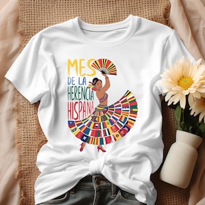 Mes De La Herencia Hispana SVG, Hispanic Heritage Month PNG, Festive ...