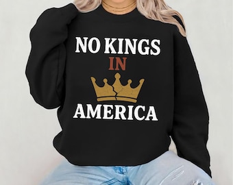 No Kings In America SVG PNG Vintage Patriotic Freedom Liberty Since 1776 Png Usa Liberty Anti Authoritarian Anti Maga Anti Trump PNG