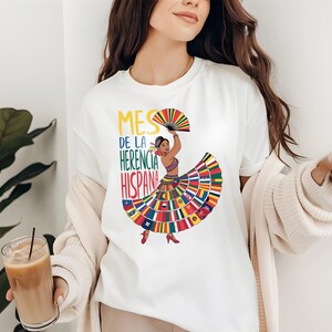 Mes De La Herencia Hispana SVG, Hispanic Heritage Month PNG, Festive ...