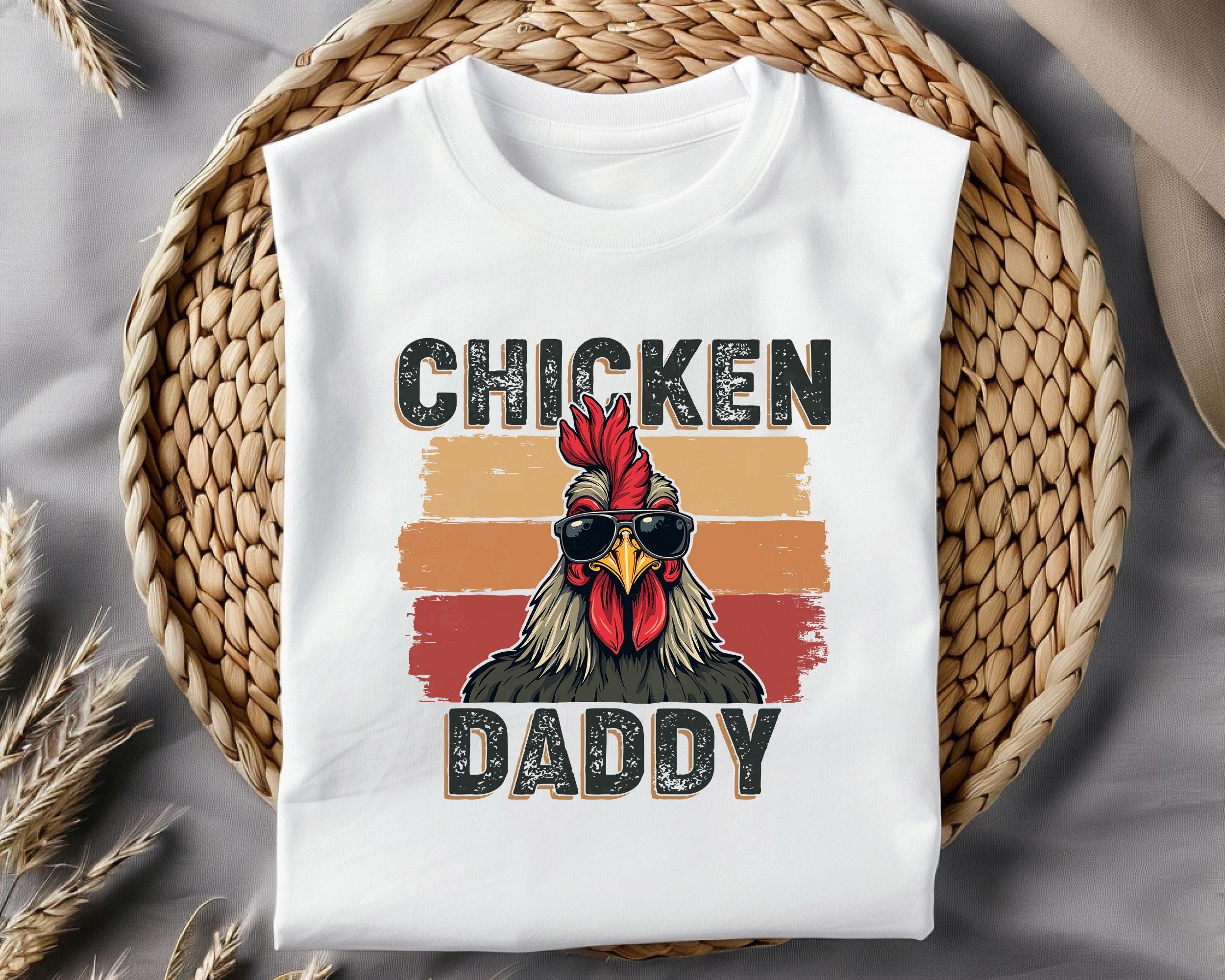 Chicken Daddy PNG SVG, Funny Farm Dad SVG, Rooster Lover Design Png ...