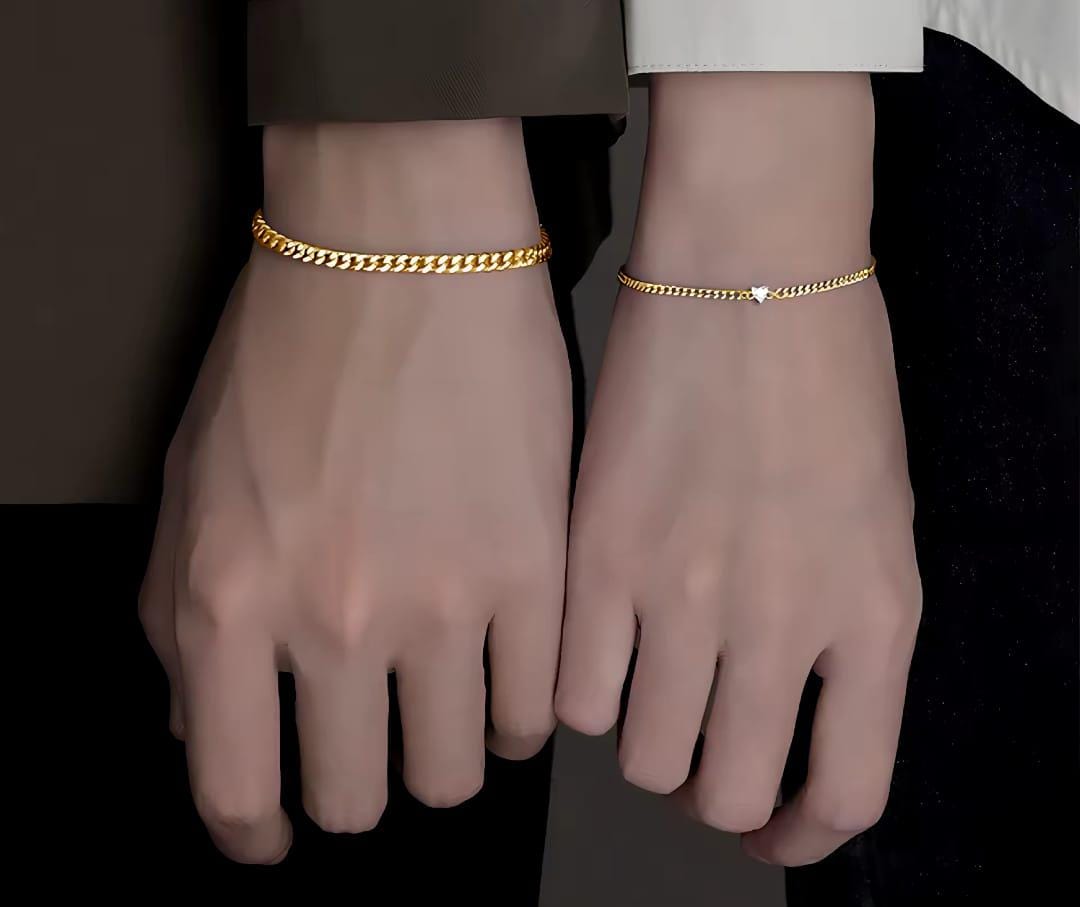 Custom Cuban Link Chain Bracelet Bracciale Con Catena A Maglia Cubana - Foto 8