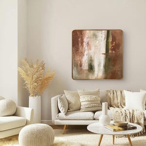 Handmade original abstract oil painting
