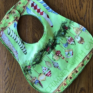 The Stockings Were Hung Smaller Infant Bib