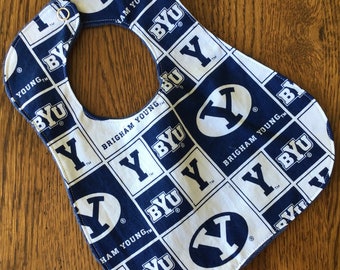 BYU Cougars Smaller Infant Bib - Two Styles to Choose From