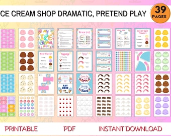 Ice Cream Shop Dramatic Pretend Play | Preschool Learning | Ice Cream Scoop | Play Ice Cream Shop | Fun Play for Toddlers and Preschoolers