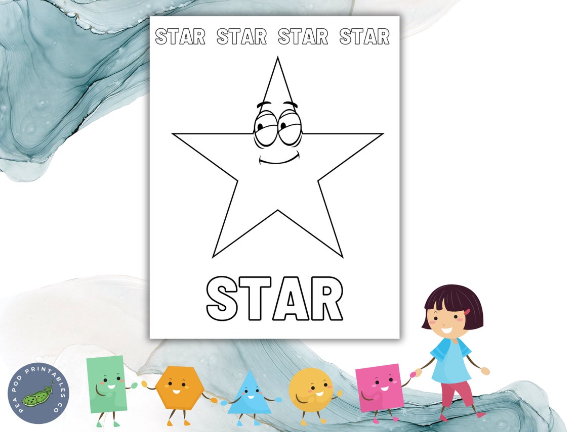 2D Shape Colouring Sheets | Math Geometry Coloring Sheets | Funny Faces ...