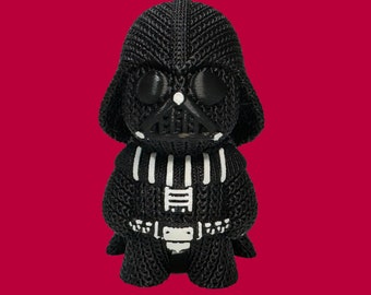 3D Printed Knitted Darth Vader
