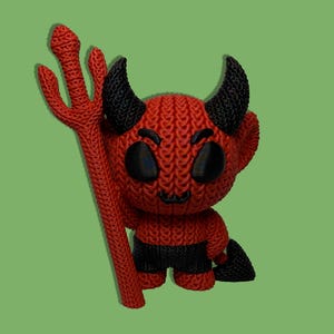 3D Printed Knitted Devil