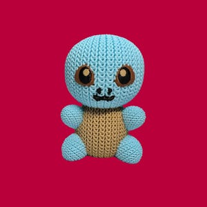 3D Printed Knitted Squirtle