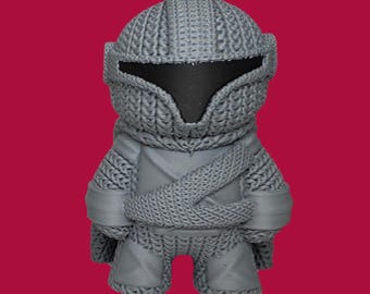 3D Printed Knitted Mandalorian