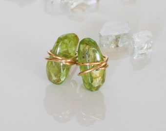 Peridot Stud Earrings, Green Stone Earrings, August Birthstone, Birthstone Earrings, Natural Peridot Earrings