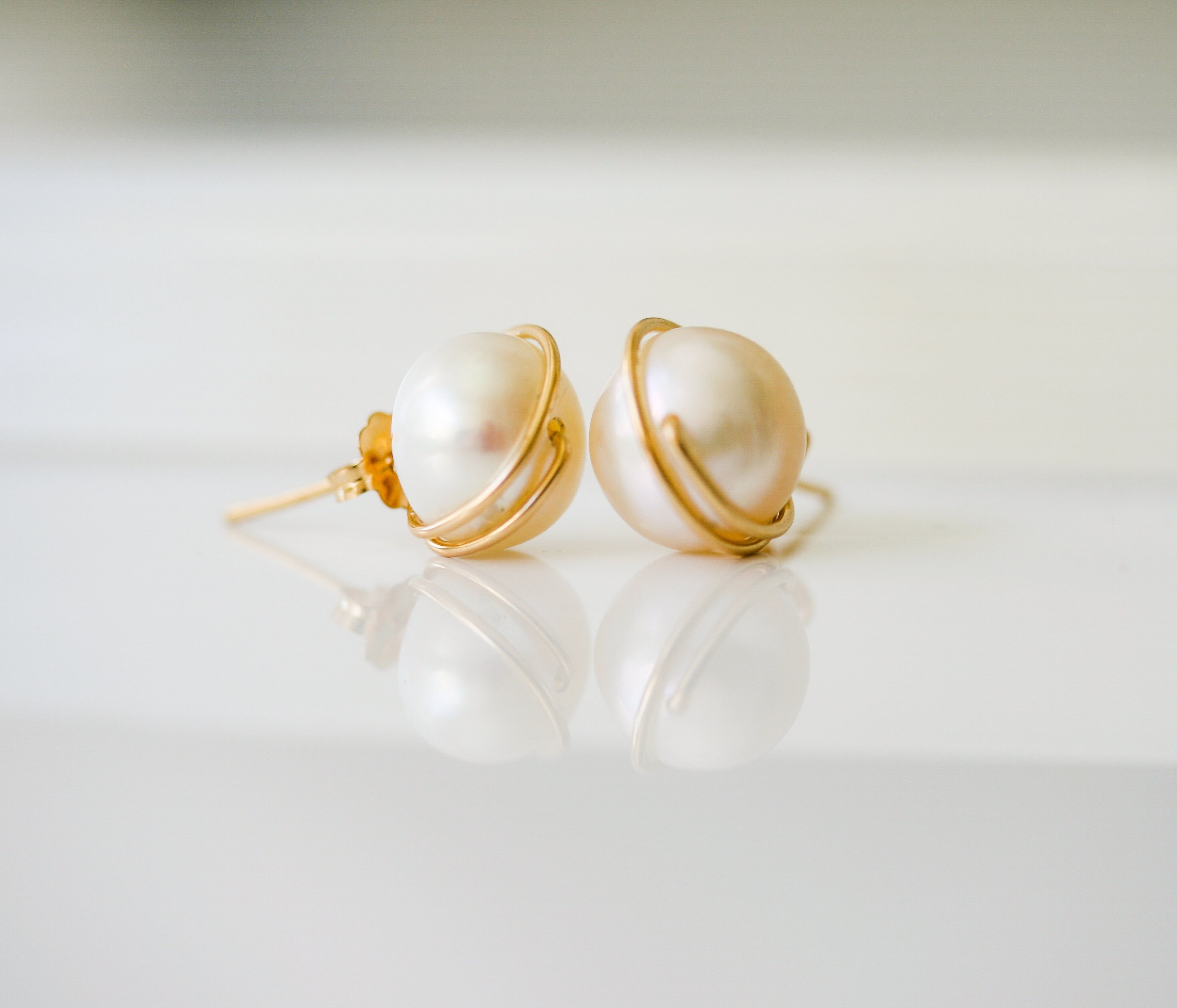 Smart Pearl Ear Studs - Best Place To Buy Real Pearl Earrings Online