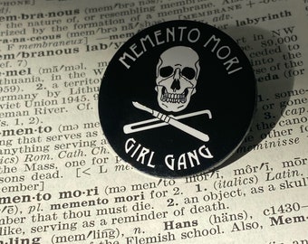 Memento Mori- Girl Gang Enamel Pin 2-PACK